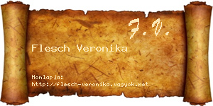 Flesch Veronika névjegykártya